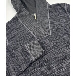 Kuhl Women's XL Gray Wool Blend V-Neck Pullover Hoodie Sweatshirt